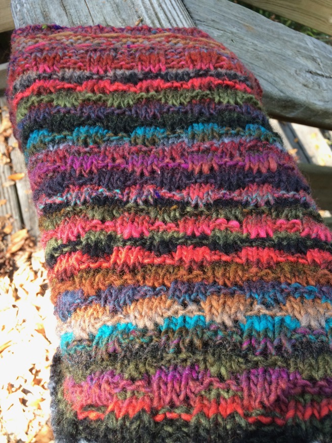 Just finished this cowl in time for a friend's birthday.